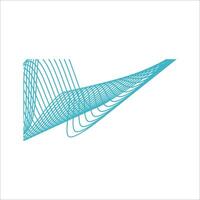 Abstract wave line element vector