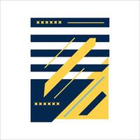 Corner geometric shape element vector