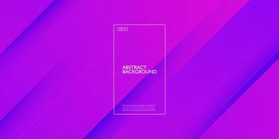 Abstract bright pink and purple gradient background template with overlay line and shapes. Colorful background with simple pattern design. Eps10 vector