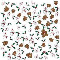 Seamles pattern Christmas background vector