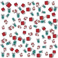 Seamles pattern Christmas background vector