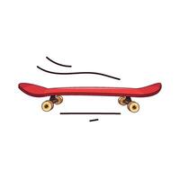 Illustration of skateboard vector