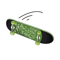 Illustration of skateboard vector