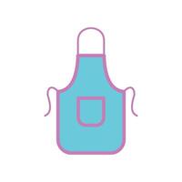 cocinero delantal icono modelo ilustración diseño vector