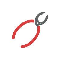 Trendy Pliers Icon Template Illustration Design vector