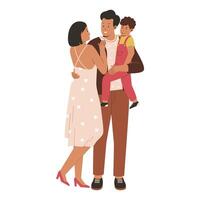 Happy family concept vector