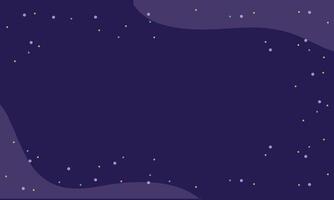 space background Cute flat style template with Stars in Outer space vector
