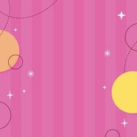 Flat design abstract background, Hand drawn doodle background vector