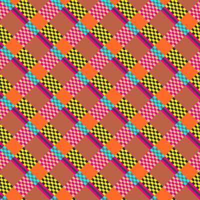 Geometric ethnic floral pixel art embroidery, Aztec style, abstract background design for fabric, clothing, textile, wrapping, decoration, scarf, print, wallpaper, table runner.