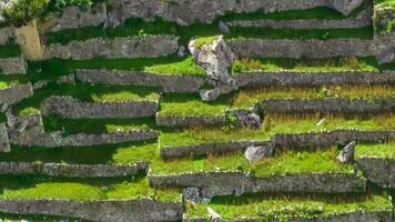 Machu Picchu, Peru. Aerial view photo