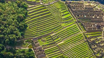 Machu Picchu, Peru. Aerial view photo