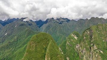 Machu Picchu, Peru. Aerial view photo