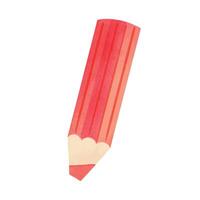 colored pencils against white background vector