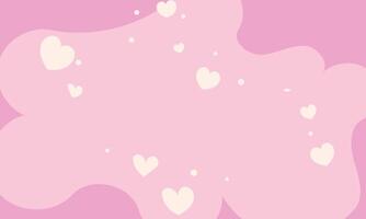 Hand drawn valentine's day background vector