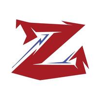Z Graffiti Font. Typography Font vector