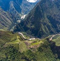 Machu Picchu, Peru. Aerial view photo