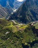 Machu Picchu, Peru. Aerial view photo