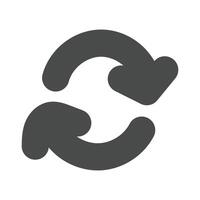 Rotating arrows design Simple effective cycle vector