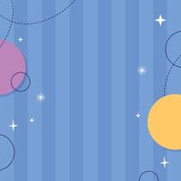 Flat design abstract background, Hand drawn doodle background vector