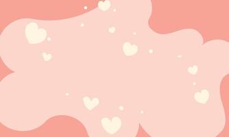 Hand drawn valentine's day background vector