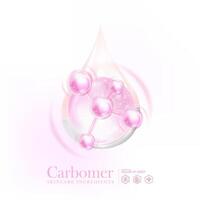 Carbomer Serum Skin Care Cosmetic vector