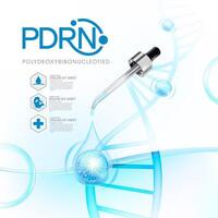 PDRN ,Polydeoxyribonucleotide serum Skin Care Cosmetic, DNA salmon vector