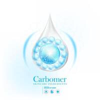 Carbomer Serum Skin Care Cosmetic vector