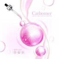 Carbomer Serum Skin Care Cosmetic vector