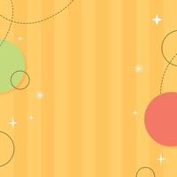 Flat design abstract background, Hand drawn doodle background vector