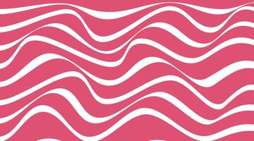 Abstract stripes red optical art wave line background. illustration vector