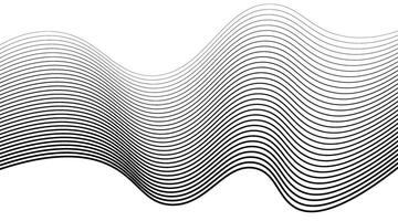 Abstract curve wave line background. illustration vector