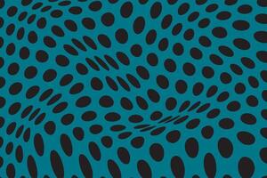 simple abstract black color polka circle dot wavy distort pattern on seagreen color background a blue and black spotted umbrella is in a blue background vector