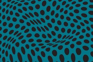 simple abstract black color polka circle dot wavy distort pattern on seagreen color background a blue and black spotted umbrella is in a blue background vector