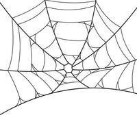 Halloween Spider Web vector