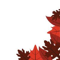 Autumn Leaf Corner vector