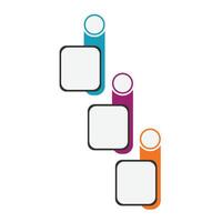 Modern Infographic Table vector