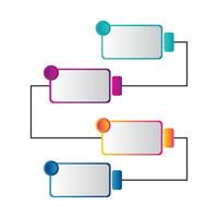 Modern Infographic Table vector