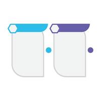 Modern Infographic Table vector