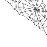 Halloween Spider Web vector