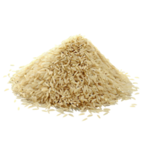 un pila de arroz en transparente antecedentes. png