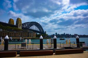 Sydney Harbour Bridge in Sydney wide shot photo