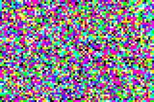 Neon Colorful Pixel No Signal Background vector