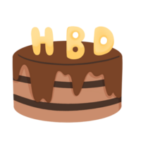 Chocolate Cream Cake Birthday clip art png