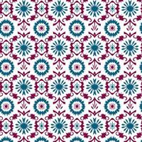 Elegant decorative floral pattern design. Colorful floral pattern suitable for background, texture, fabric, wrapping, textile, clothing, print or others. vector