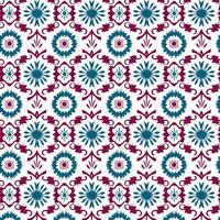 Elegant decorative floral pattern design. Colorful floral pattern suitable for background, texture, fabric, wrapping, textile, clothing, print or others. vector