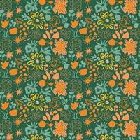 Elegant decorative floral pattern design. Colorful floral pattern suitable for background, texture, fabric, wrapping, textile, clothing, print or others. vector