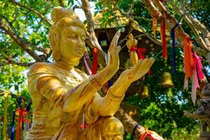 A Guardian statue at Suoi Tien park in Ho Chi Minh Vietnam photo