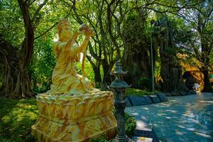 A Guardian statue at Suoi Tien park in Ho Chi Minh Vietnam photo