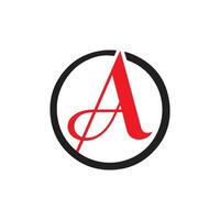 A LETTER LOGO DESIGN vector