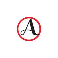 A LETTER LOGO DESIGN vector